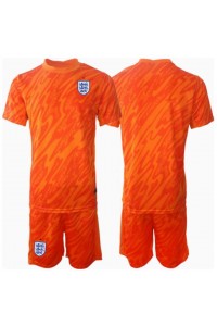 England Keeper Babyklær Hjemme Fotballdrakt til barn EM 2024 Korte ermer (+ Korte bukser)